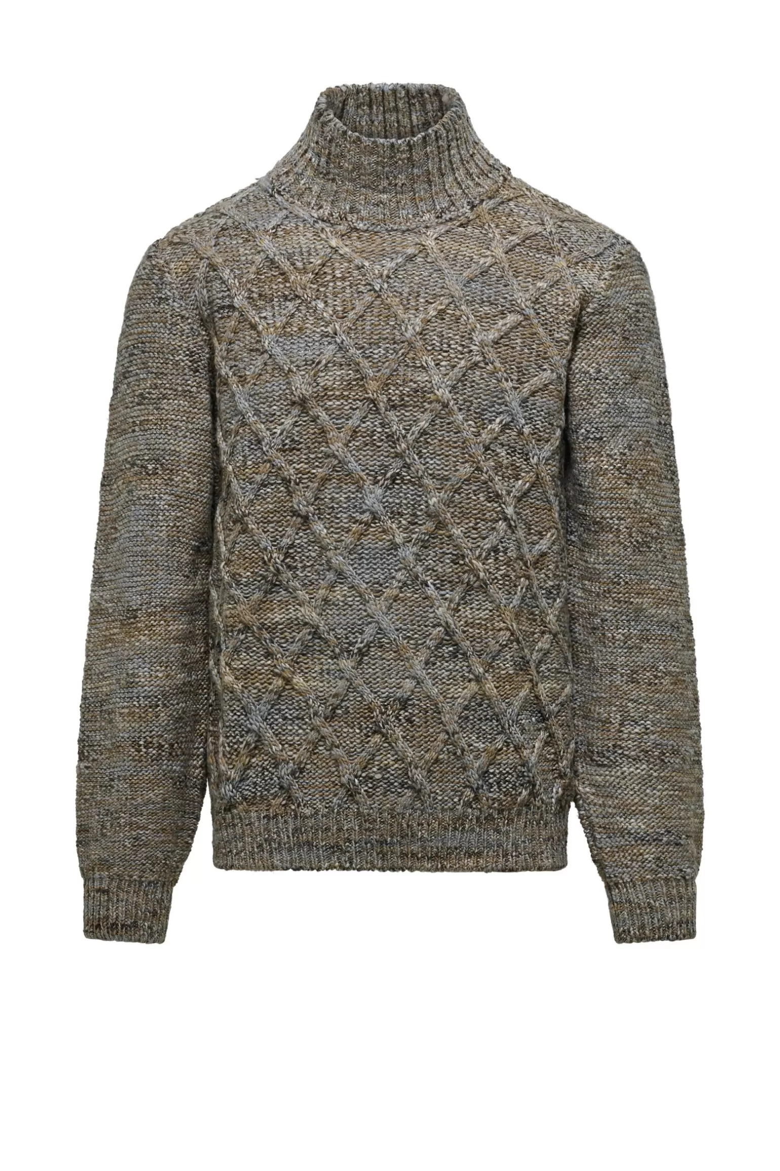 Uomo Bomboogie Dolcevita Con Filato Multicolore