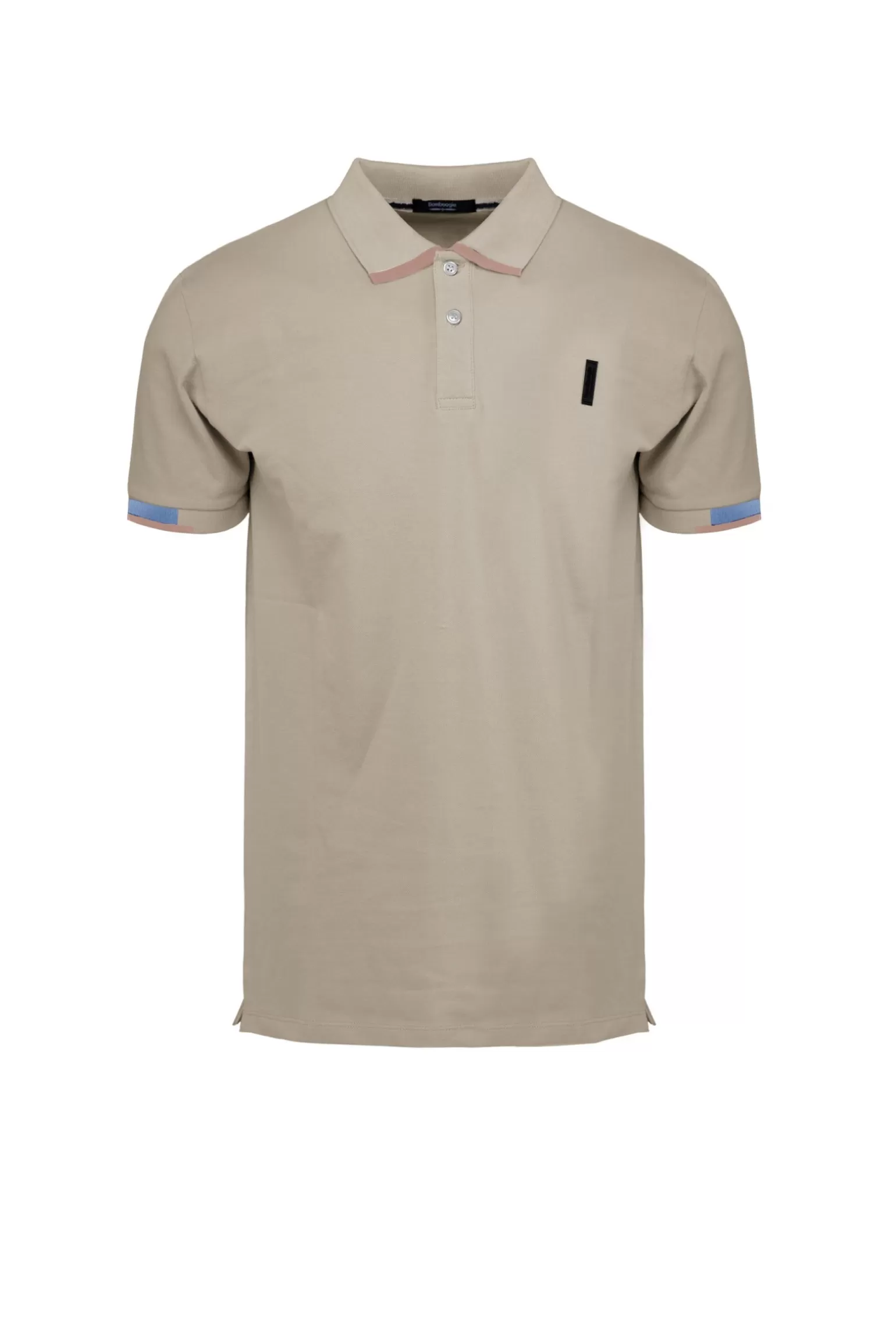 Uomo Bomboogie Polo A Manica Corta In Cotone Piquet