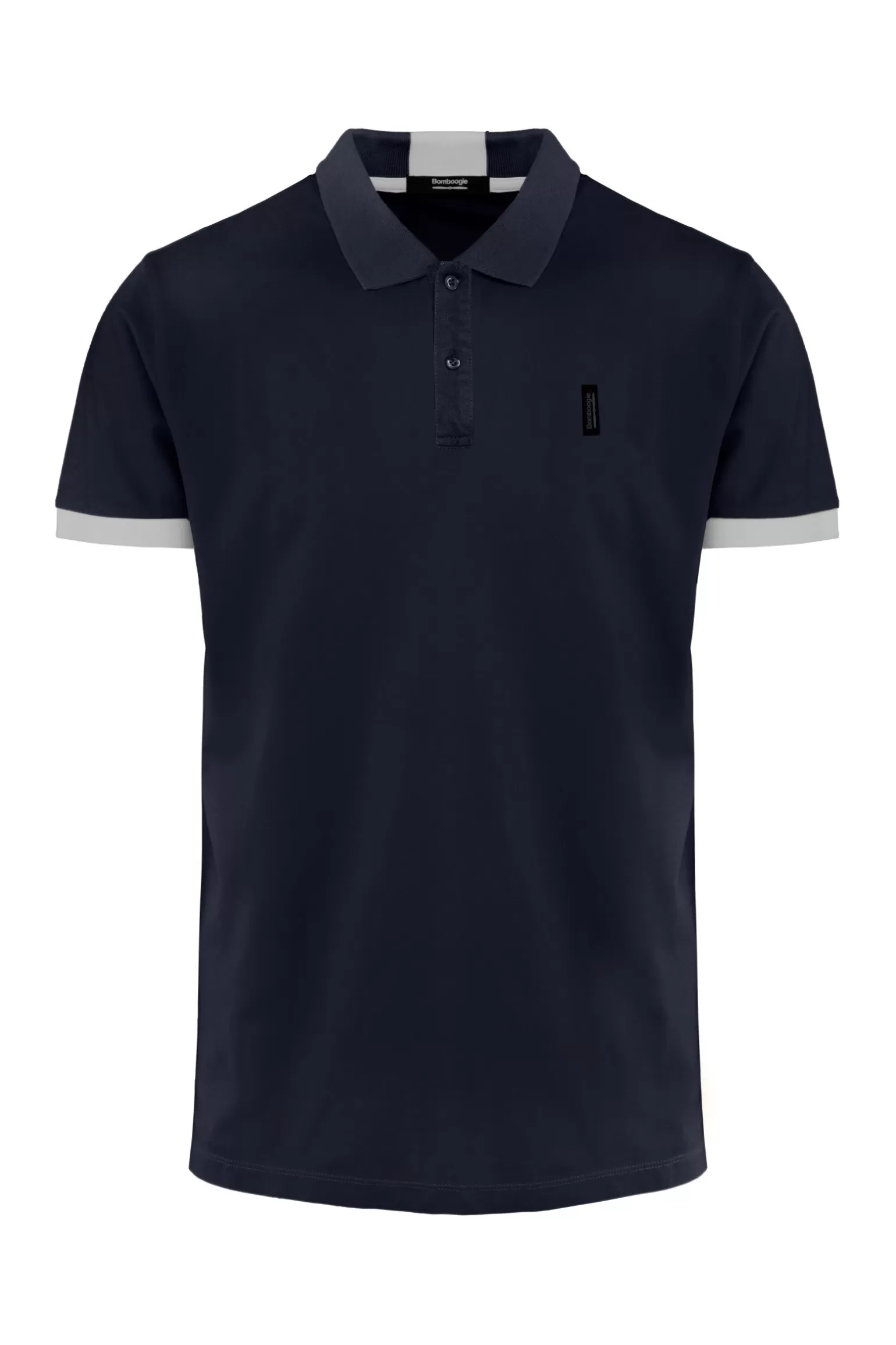Uomo Bomboogie Polo A Manica Corta In Cotone Piquet