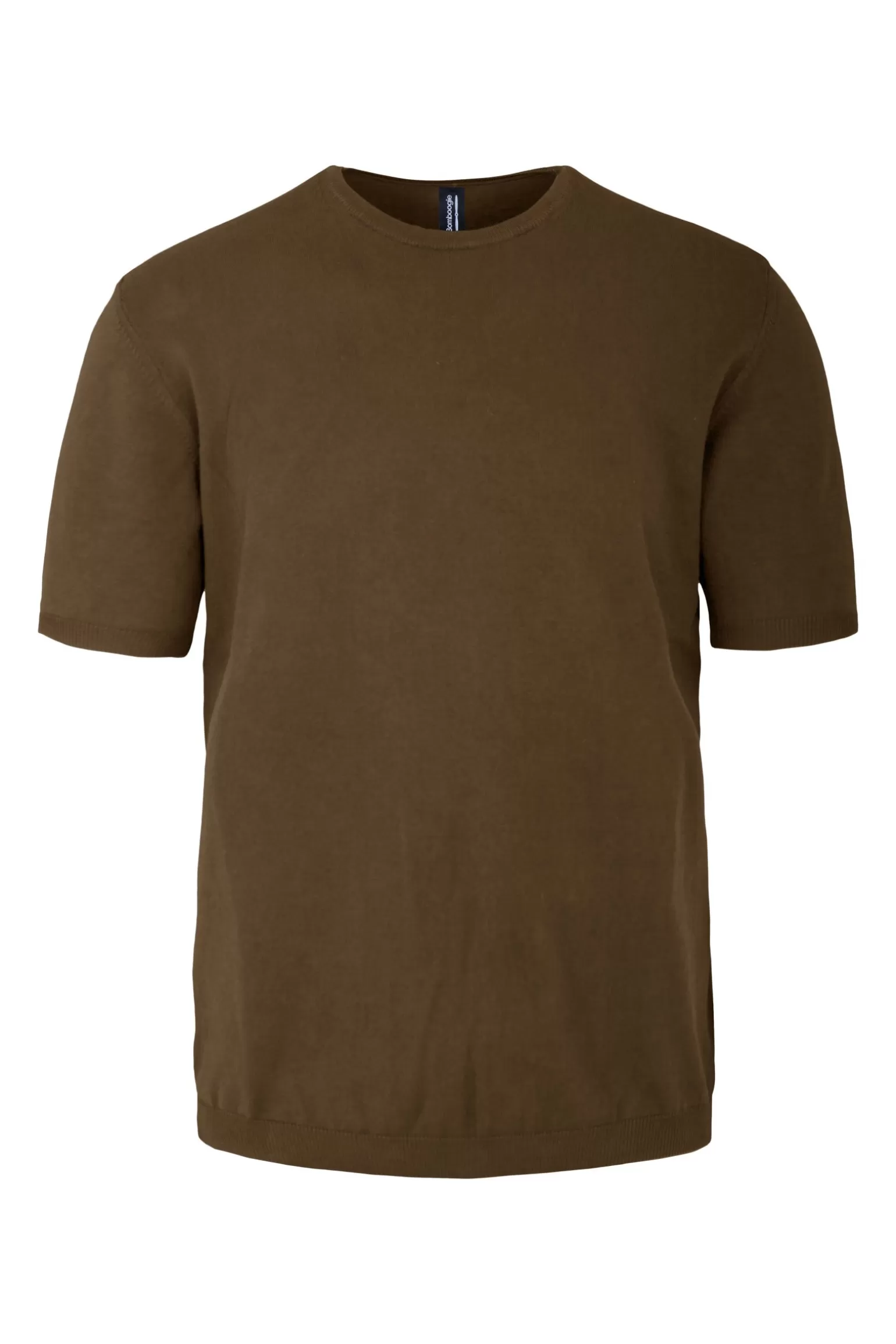Uomo Bomboogie Pullover Girocollo A Manica Corta In Maglia Rasata