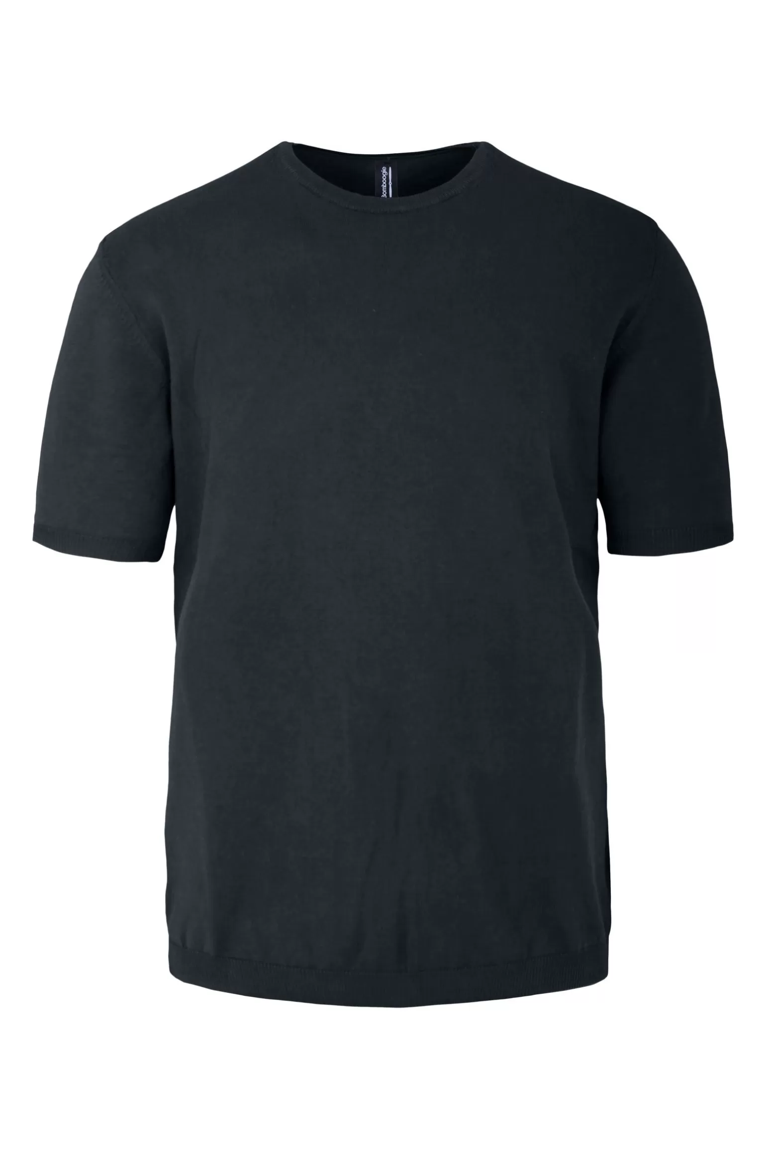 Uomo Bomboogie Pullover Girocollo A Manica Corta In Maglia Rasata