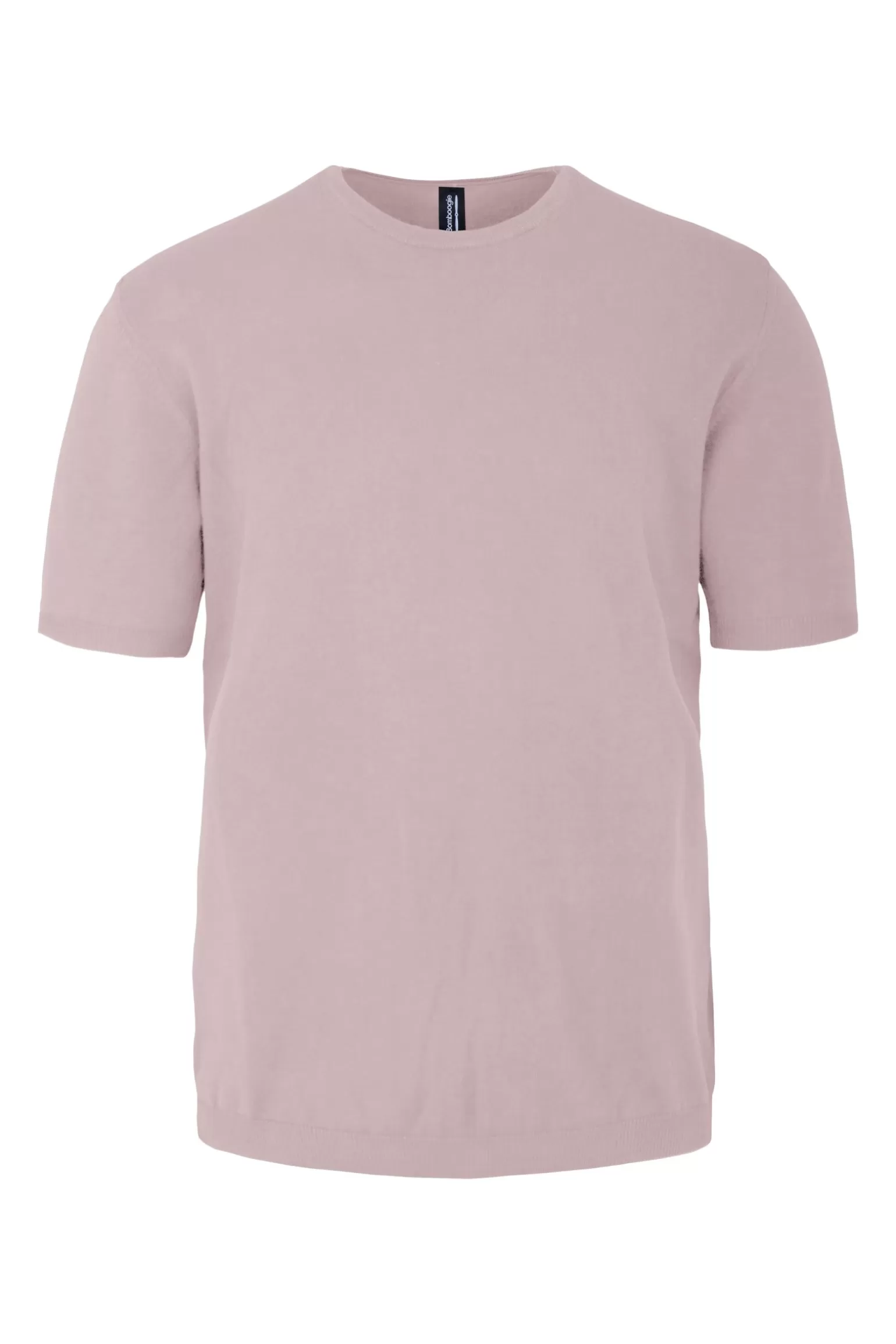 Uomo Bomboogie Pullover Girocollo A Manica Corta In Maglia Rasata