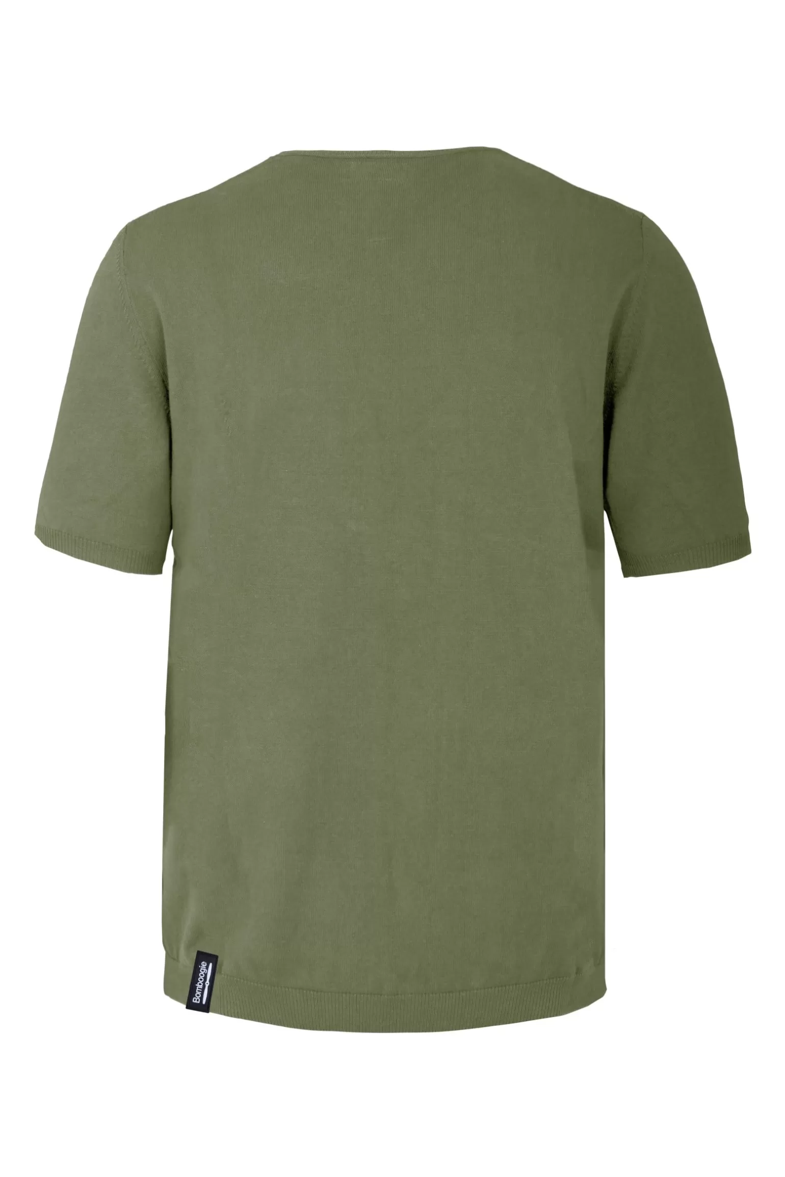 Uomo Bomboogie Pullover Girocollo A Manica Corta In Maglia Rasata