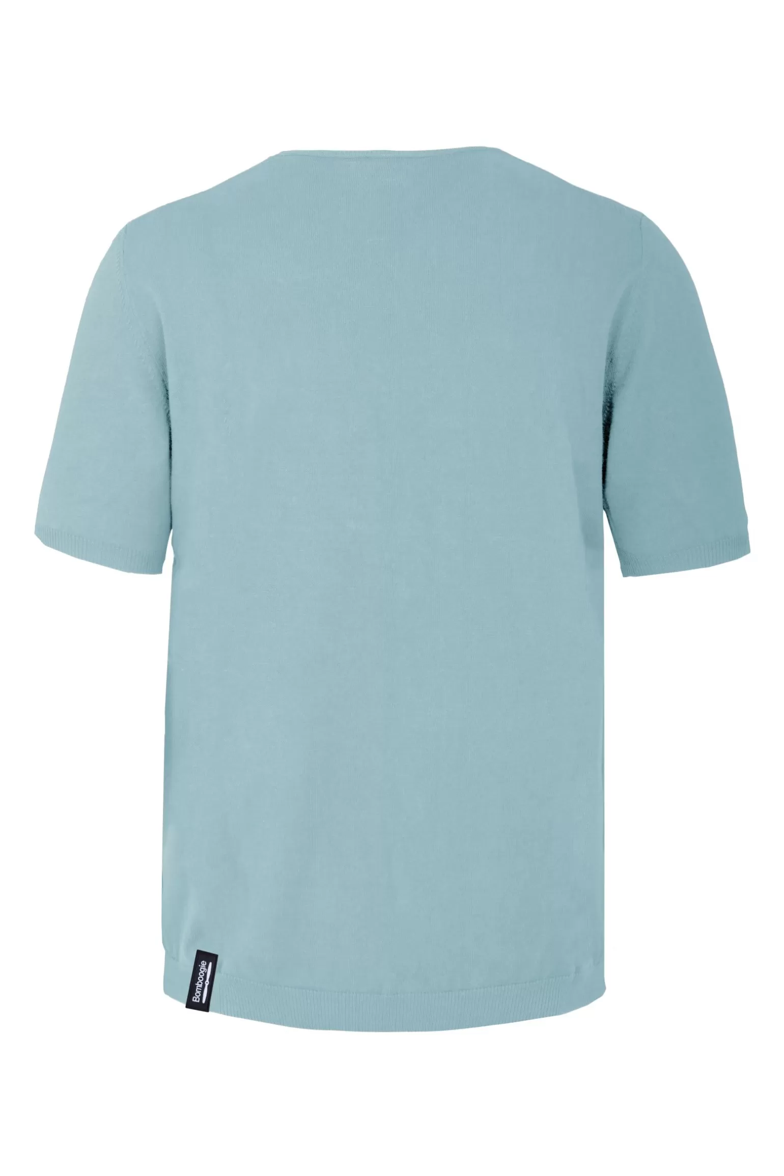 Uomo Bomboogie Pullover Girocollo A Manica Corta In Maglia Rasata