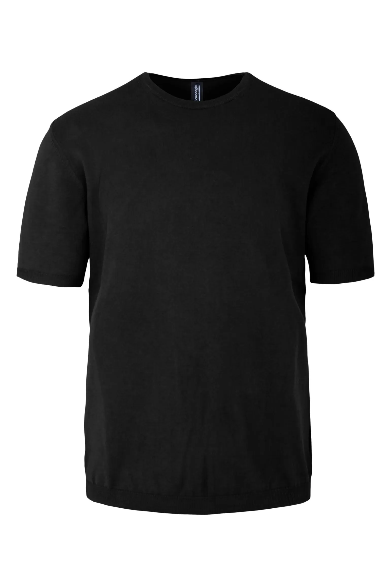 Uomo Bomboogie Pullover Girocollo A Manica Corta In Maglia Rasata