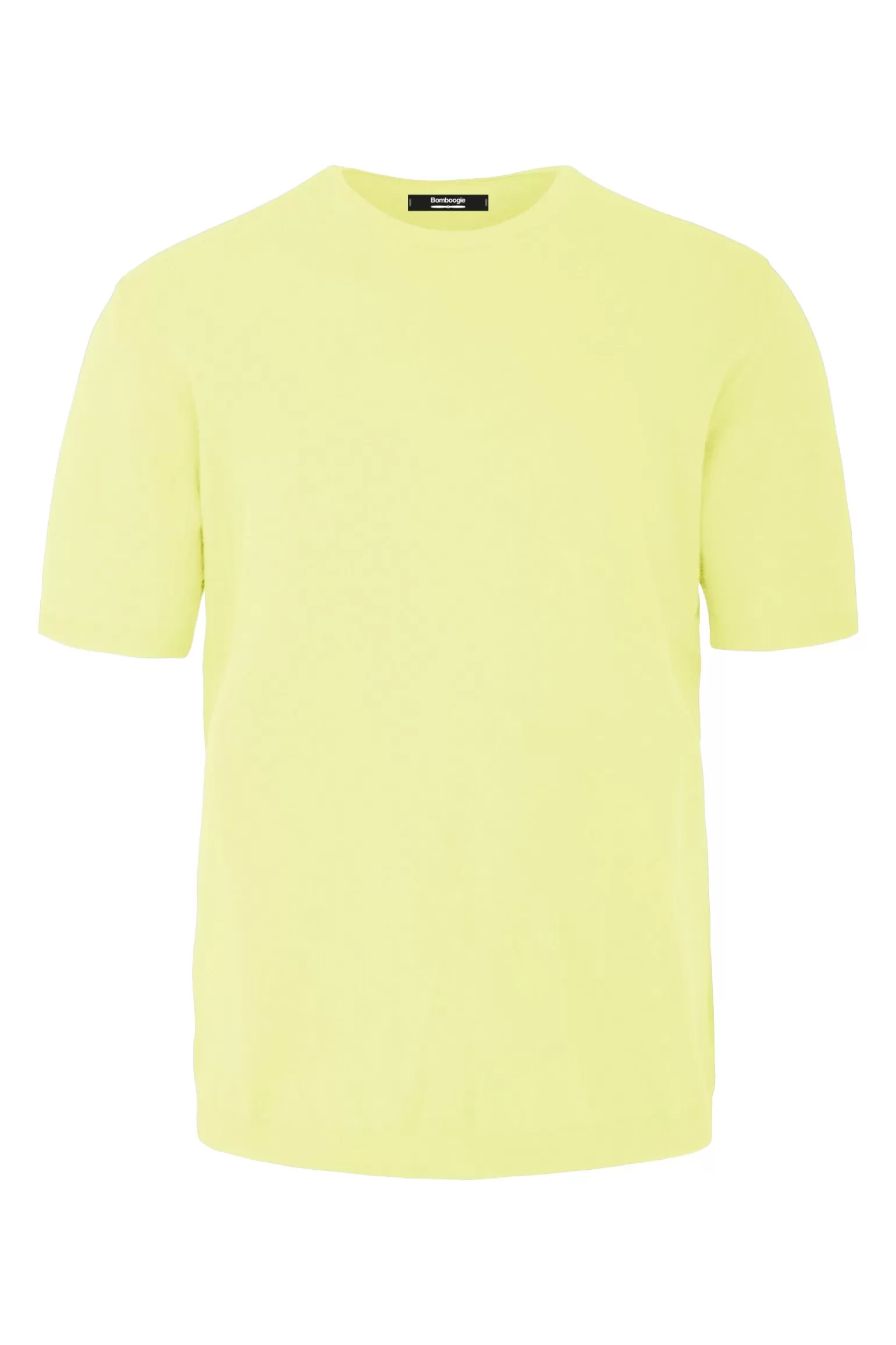 Uomo Bomboogie Pullover Girocollo A Manica Corta In Maglia Rasata Faded