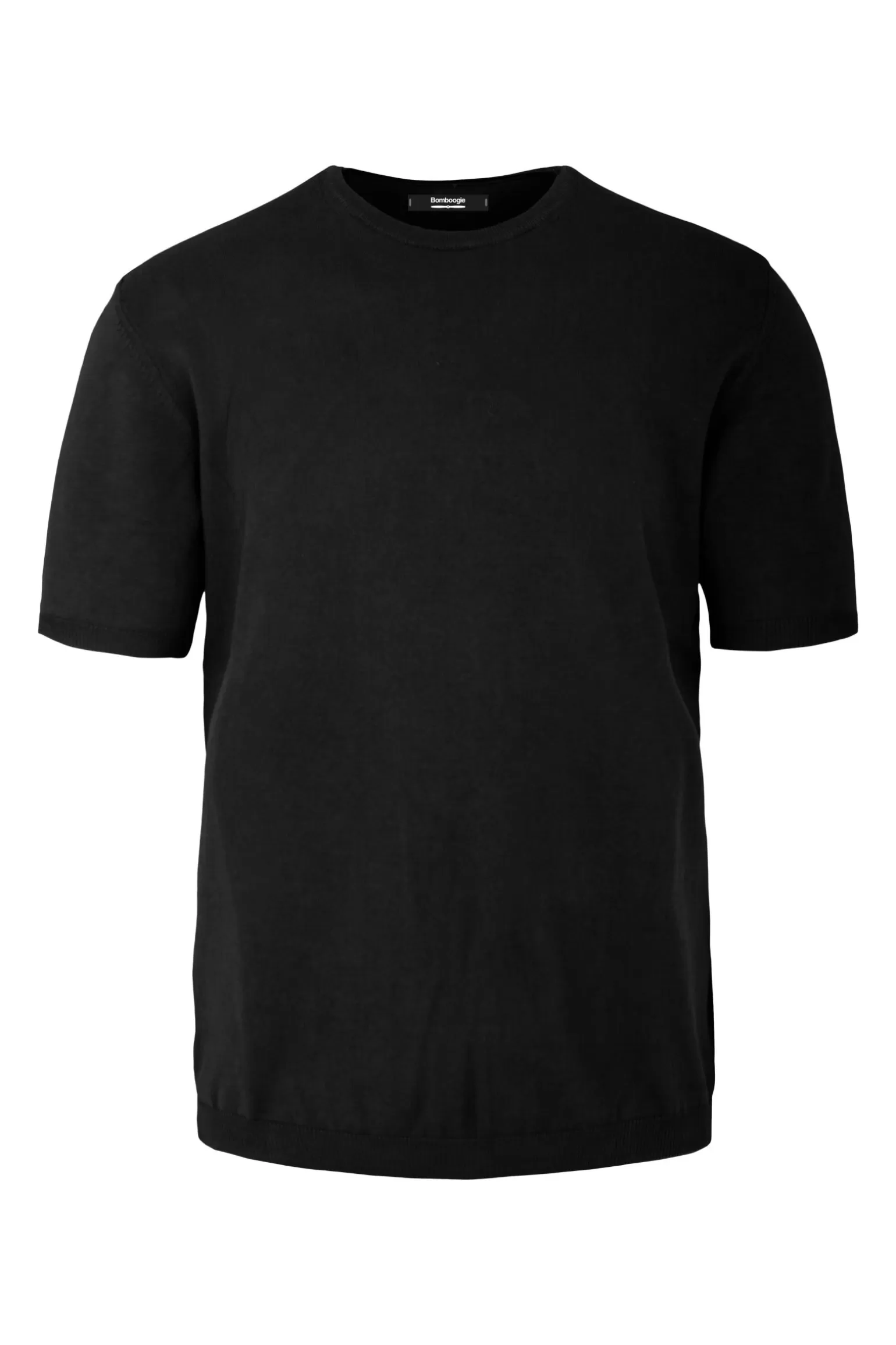 Uomo Bomboogie Pullover Girocollo A Manica Corta In Maglia Rasata Faded