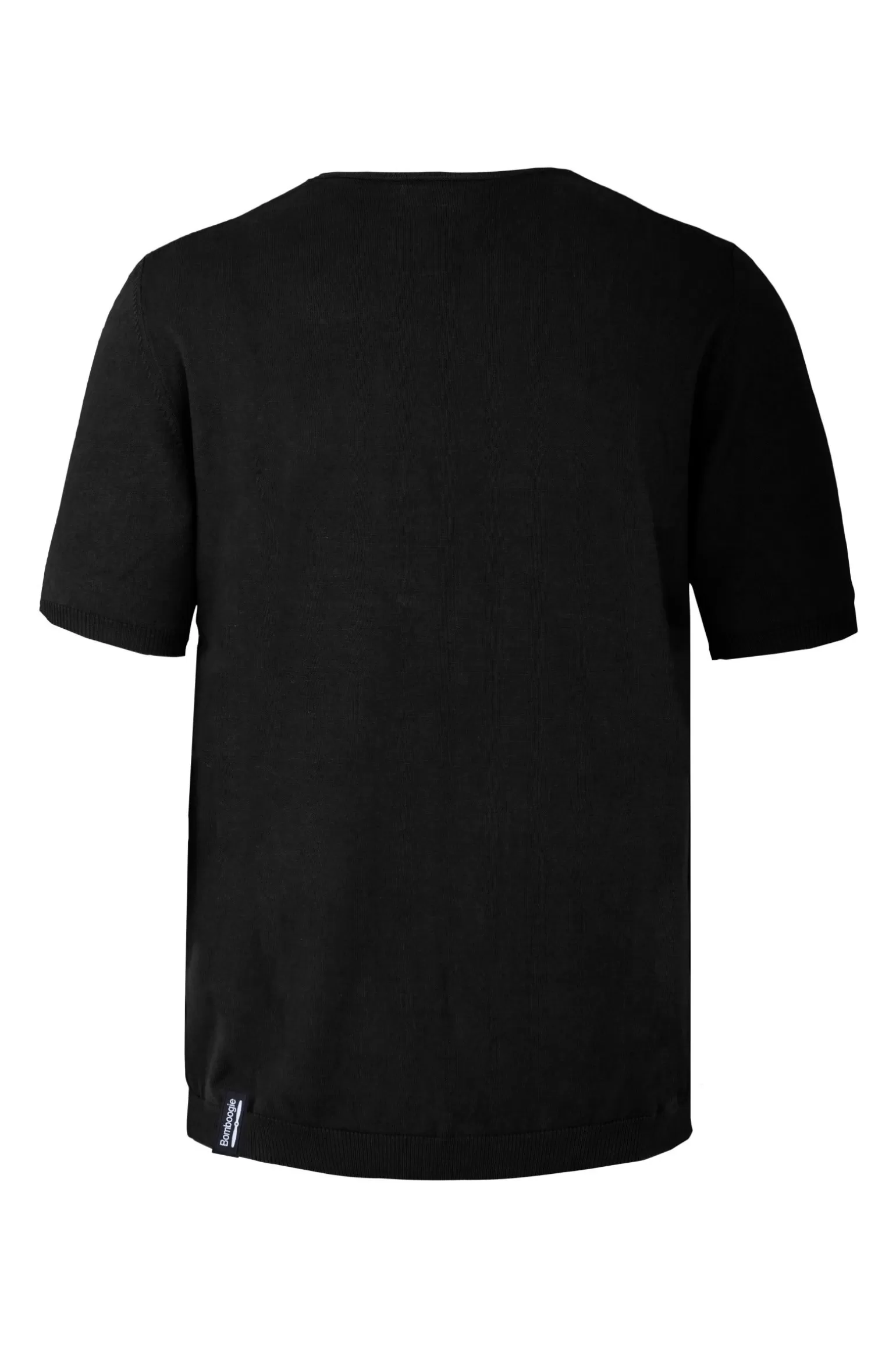 Uomo Bomboogie Pullover Girocollo A Manica Corta In Maglia Rasata Faded