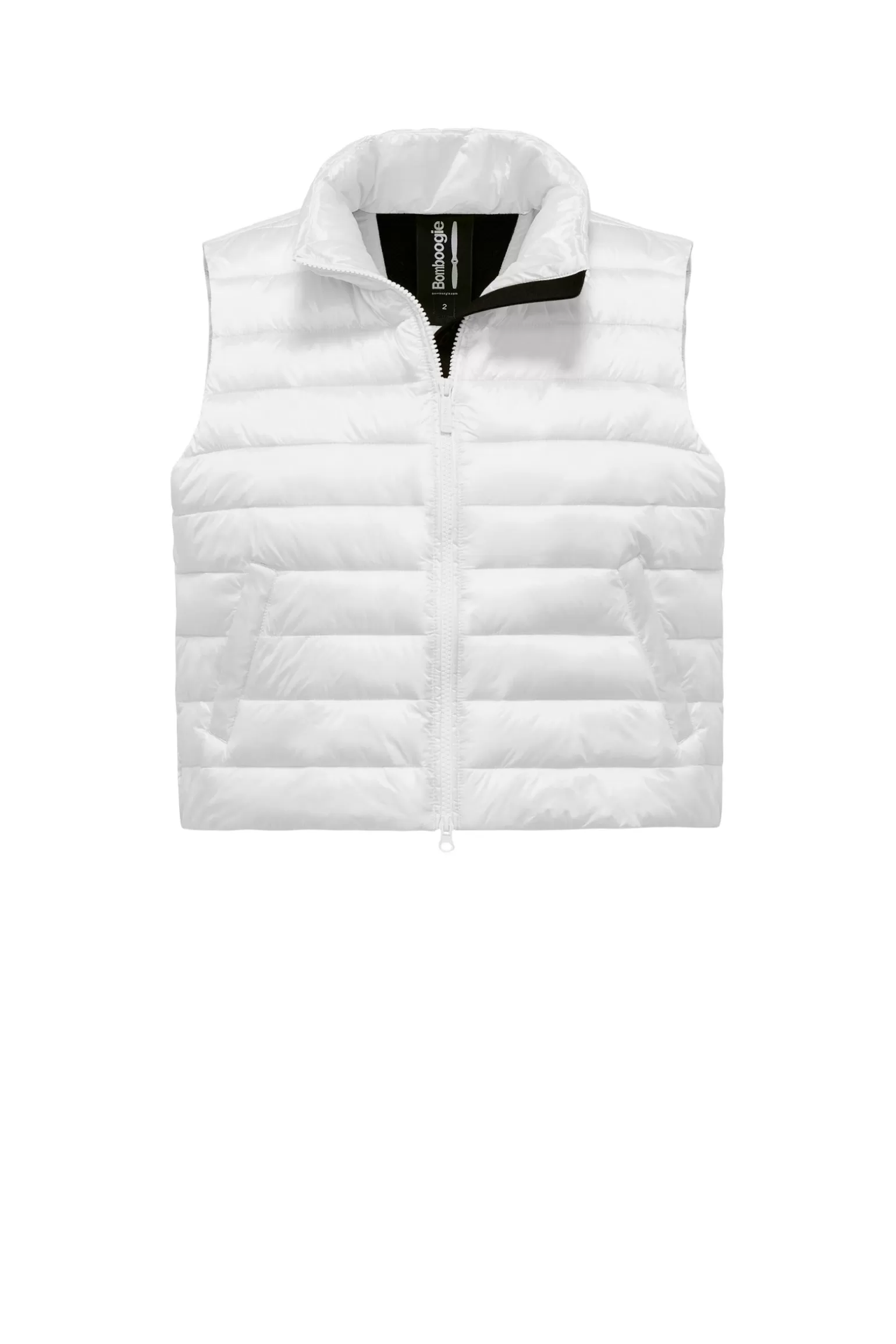 Donna Bomboogie Smanicato Comfy Imbottitura Sintetica Con Collo Alto
